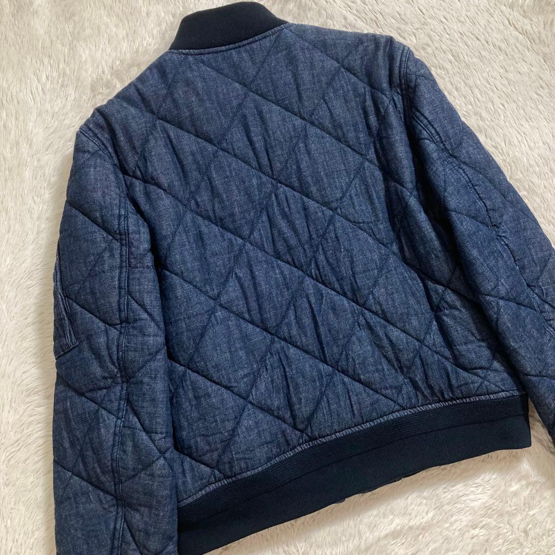 美品 ポロラルフローレン デニムボンバージャケット MA-1 中綿入り ポニー