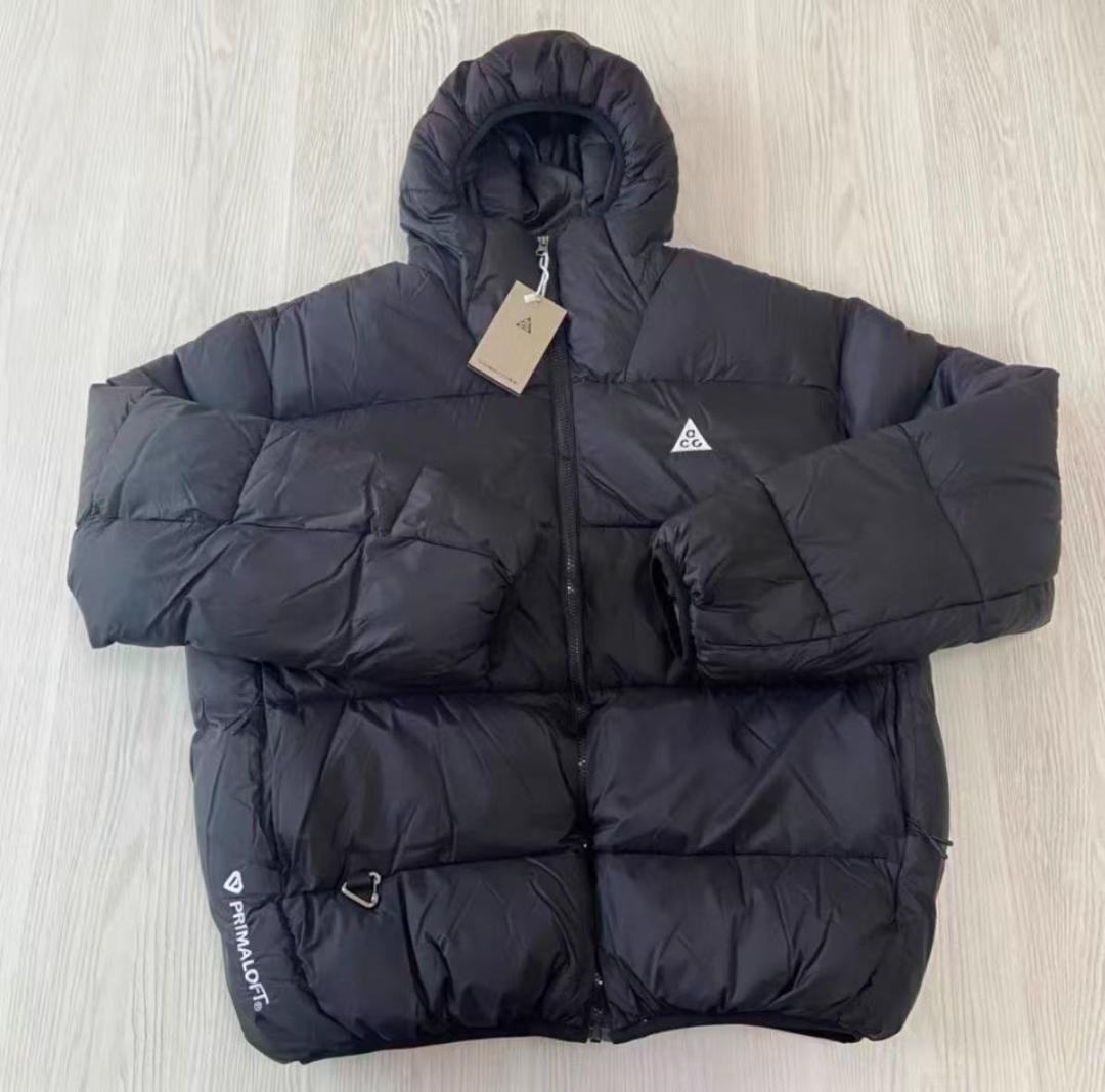 PRIMALOFT ACG ブラックダウンジャケット