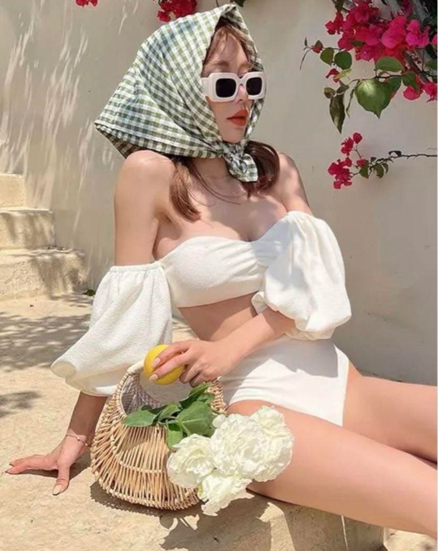 eimy istoire 水着 ボリュームオフショルダーSET UP