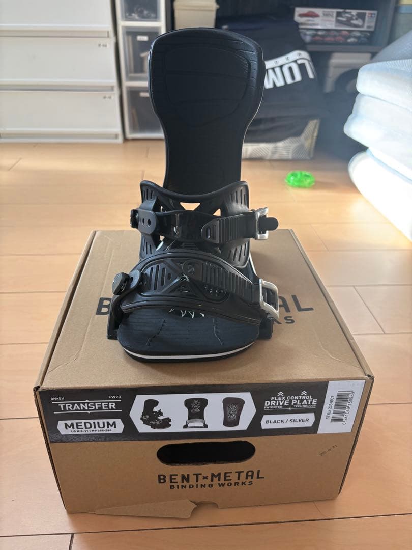 BENT L TRANSFER ビンディング ブラック M