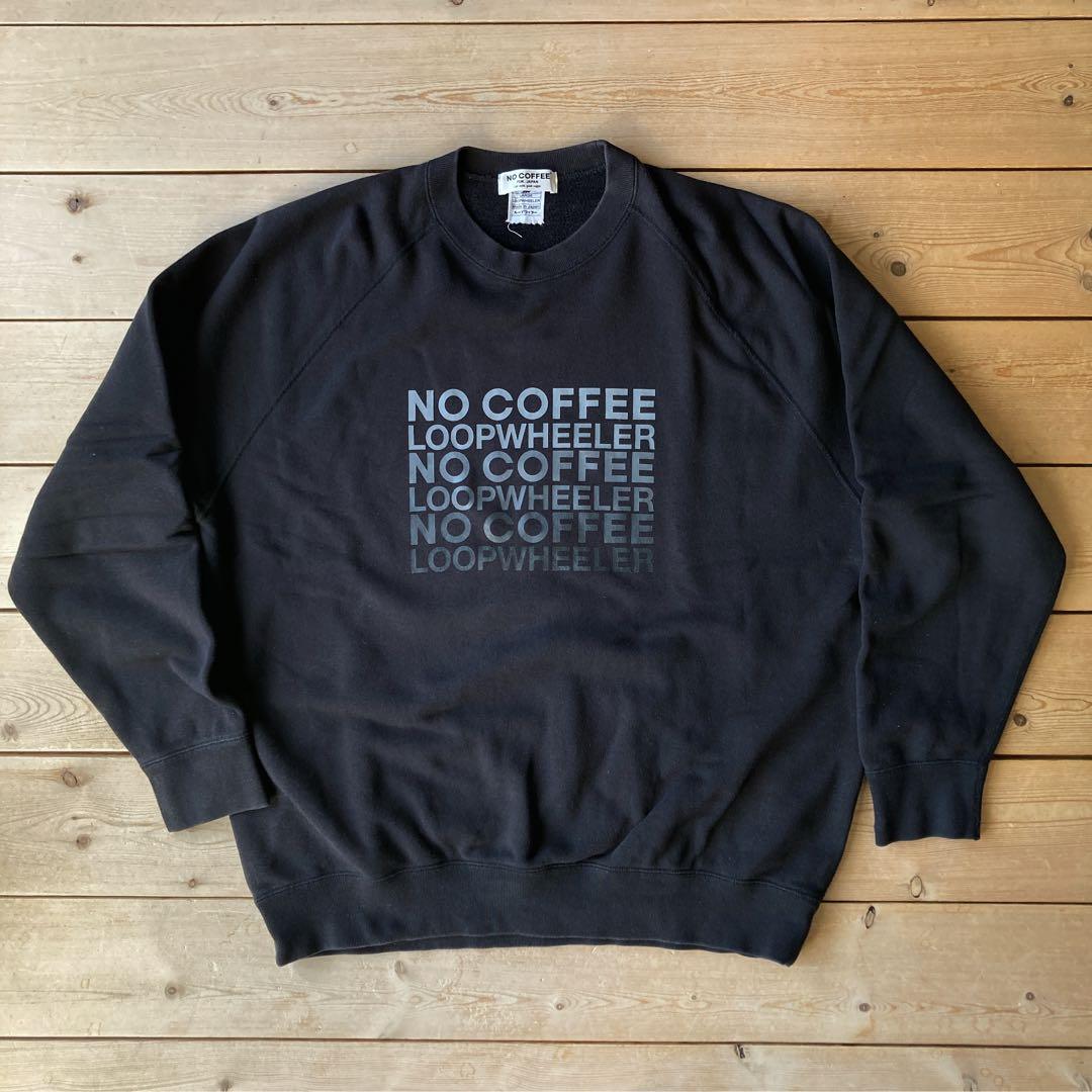 NO COFFEE LOOPWHEELER スウェット Lサイズ ブラック