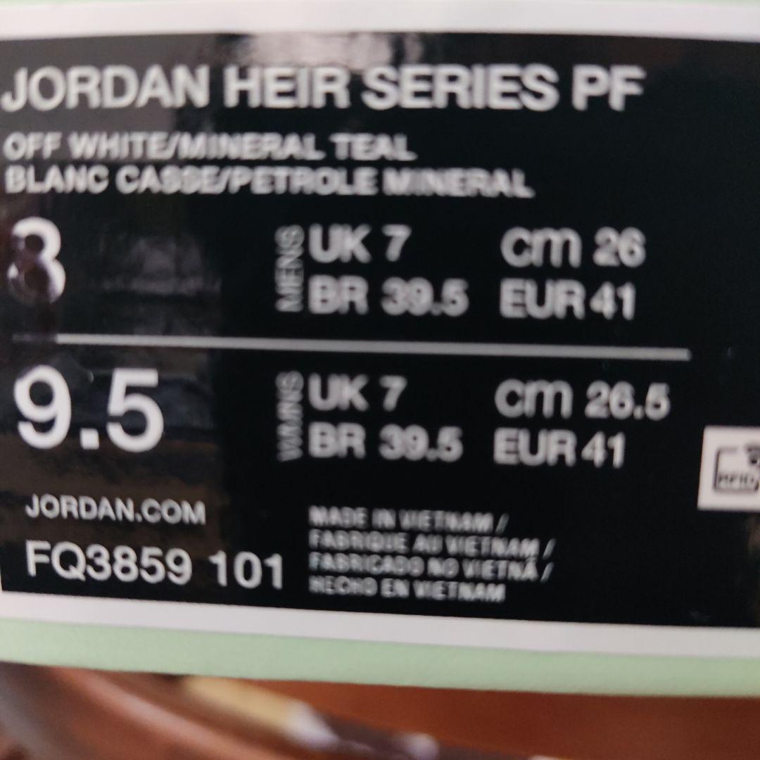 NIKE JORDAN HEIR SERIES PF 新品