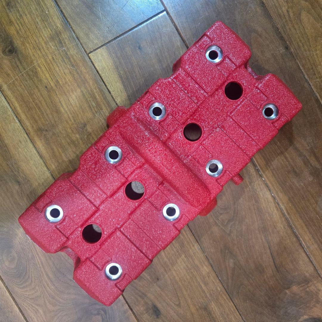 ZRX400タペットカバー/ヘッドカバー結晶塗装(レッド)