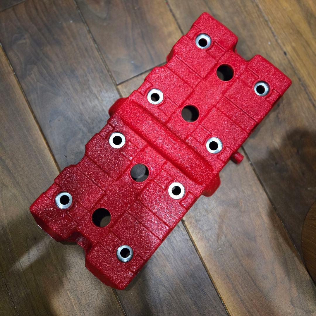 ZRX400タペットカバー/ヘッドカバー結晶塗装(レッド)