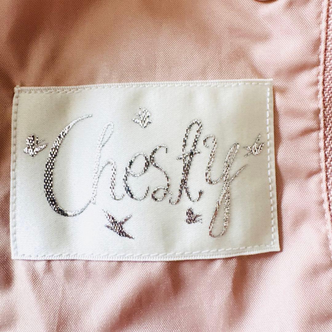 【新品未使用タグ付き】 チェスティ レインコート コサージュ ピンク フラワー