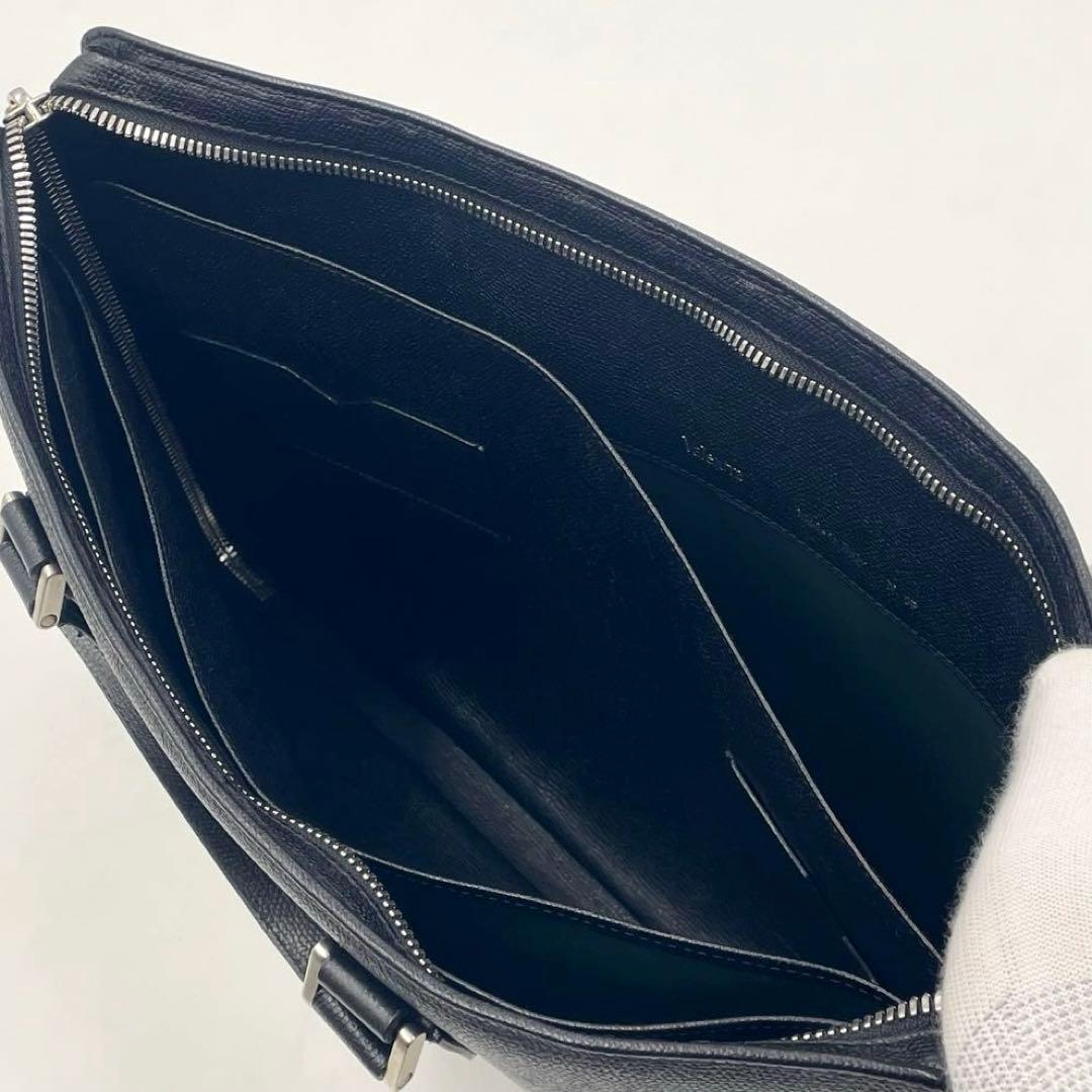 【極美品】ヴァレクストラ ダブルハンドル スリム ドキュメントケース ビジネス