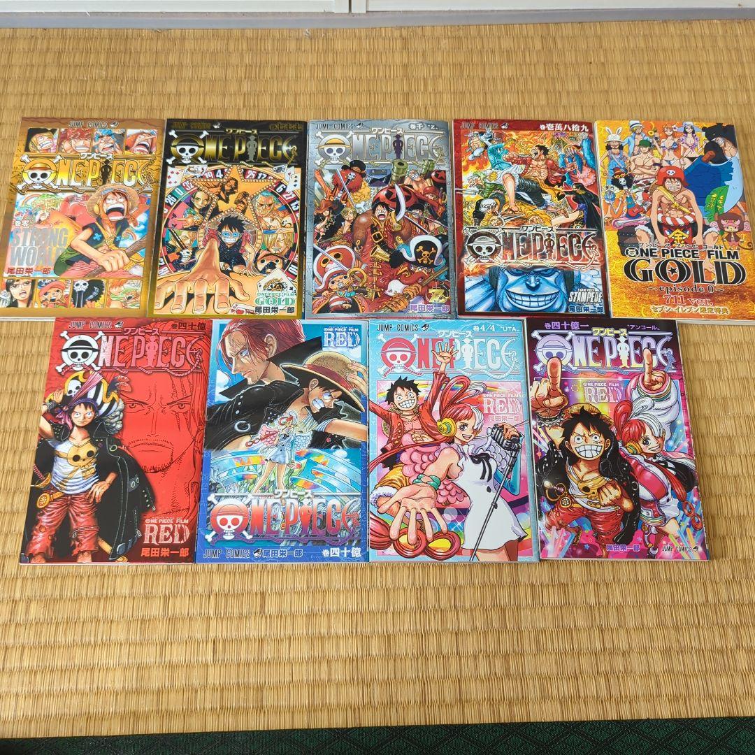 ONE PIECE 1〜111巻＋関連本9冊全巻初版帯、冊子多数120冊セット