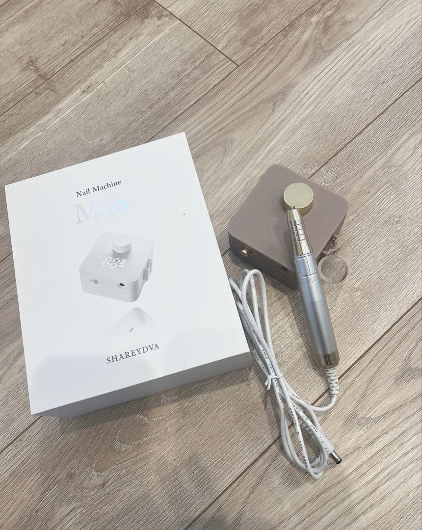 SHAREYDVA mox ピンクベージュ　ゴールド　ネイルマシーン