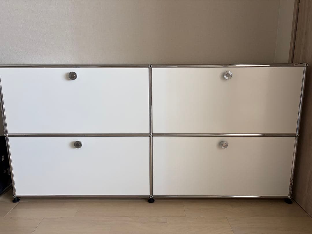 USMハラー　2列2段キャビネット　ホワイト