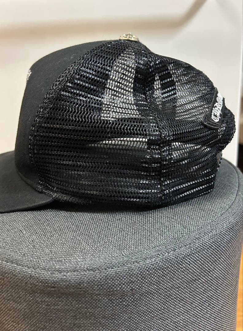 CHROME HEARTS ブラック 帽子 メッシュキャップ