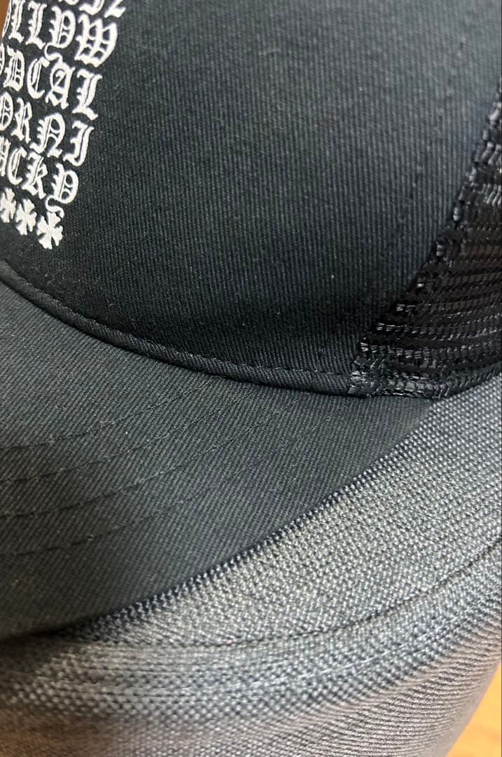 CHROME HEARTS ブラック 帽子 メッシュキャップ