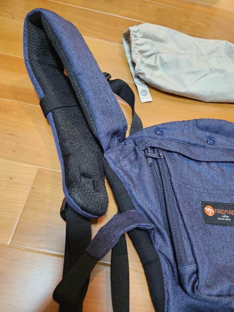 【美品】 napnap Tran 抱っこ紐　ヒップシート