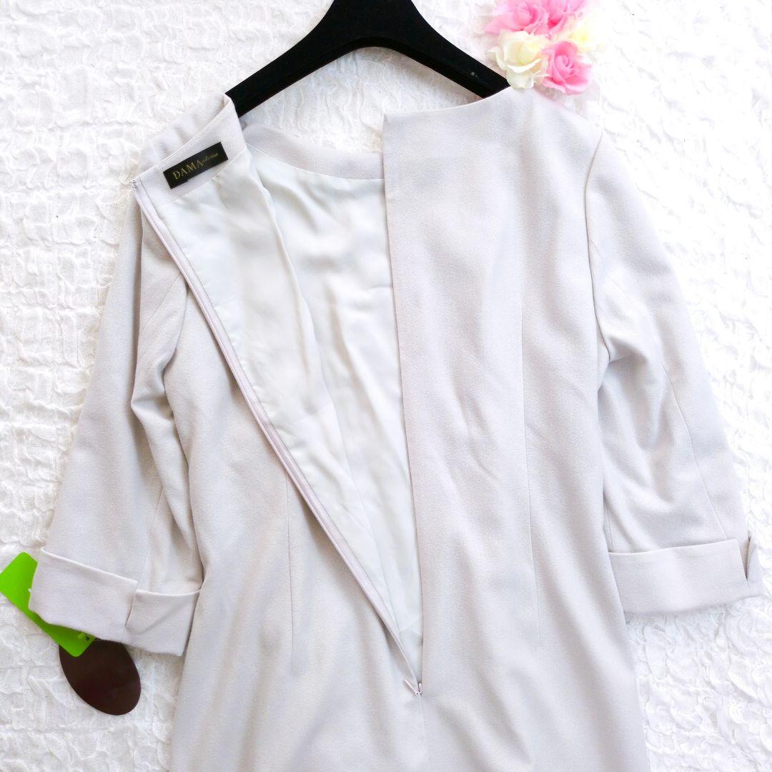 【タグ付き】DAMA collection　ジョーゼットワンピース　大きいサイズ