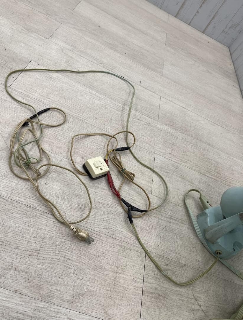 昭和レトロ ナショナル 天井吊り下げ扇風機 30RI 動作確認済 リモコン付き