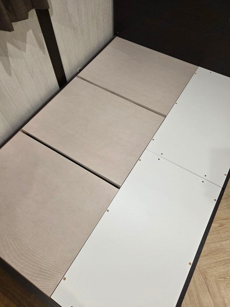 NITORI　ダブルベッド　Dブラウン　フレーム