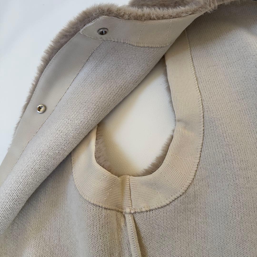 訳あり人気商品✨ジャーナルスタンダード　ダブルフェイスフェザークルーネックベスト