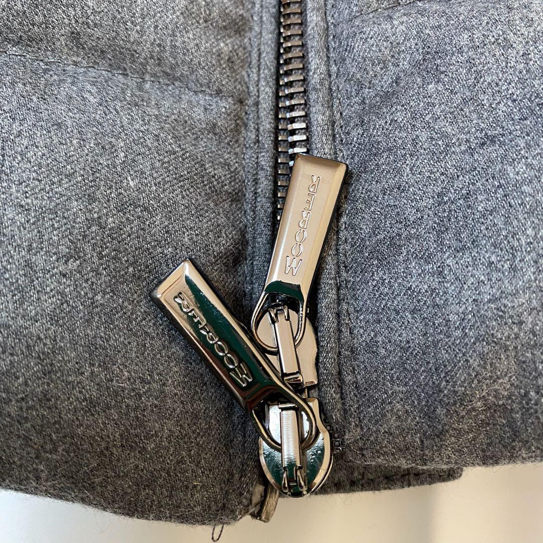 美品MooRER OLIVER-Lウールカシミアダウンベストグレー48 Ｌサイズ