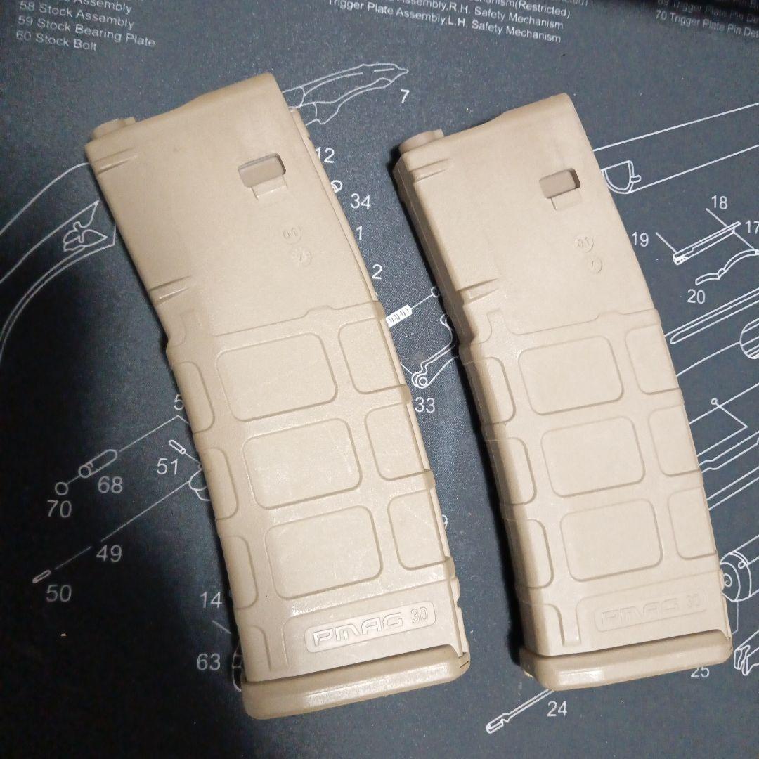東京マルイ　次世代電動ガン用　pmag magpul pts タンカラー