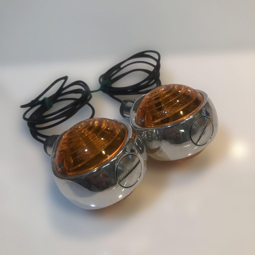 HELLA バーエンドウインカー　アルミ製バフ仕上げ　2個セット　未使用　訳あり