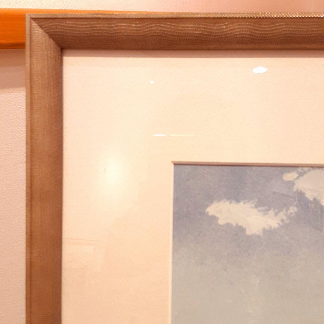 フランス輸入　リトグラフ　MICHEL DELACROIX　ドラクロワ　風景画