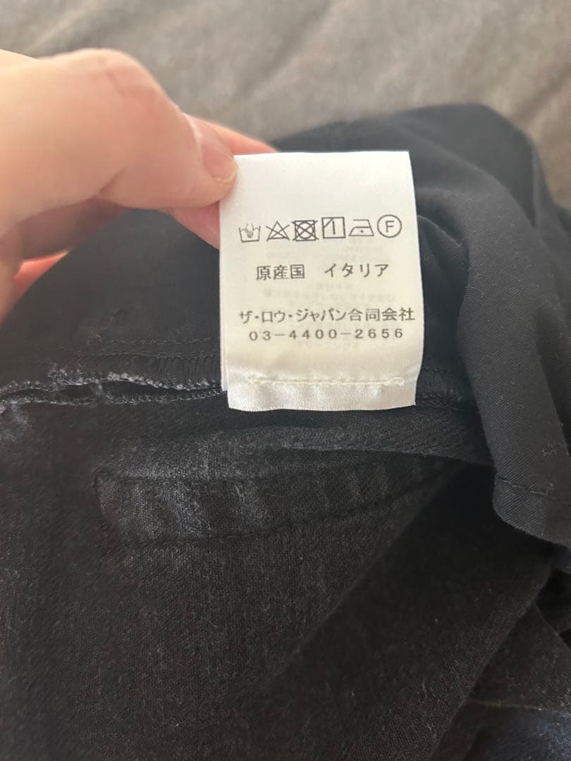 【未使用】THE ROW CARLISLE JEAN ブラック 30