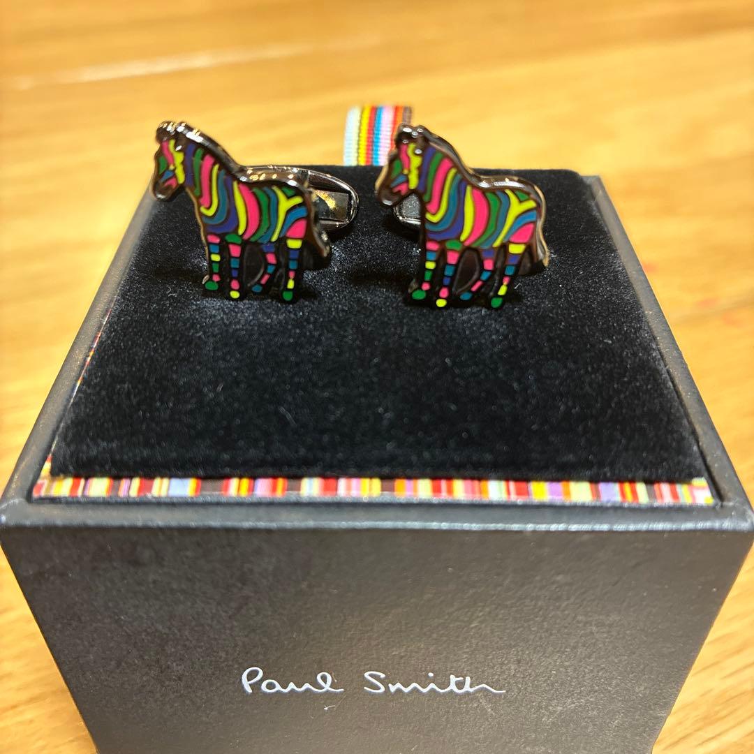 Paul Smith カラフル　シマウマ　ゼブラ　カフリンクス