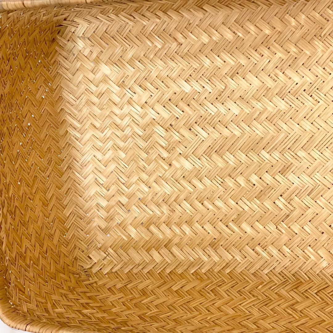 竹行李 竹籠 柳行李 大籠 収納籠 古民具 レトロ