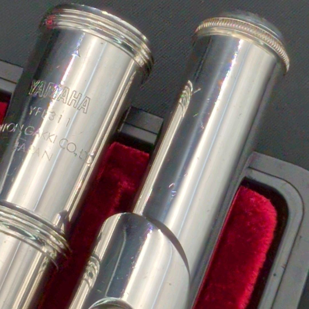 フルート　調整済　ヤマハYFL311（銀製頭部管:Eメカ：銀メッキ仕様）