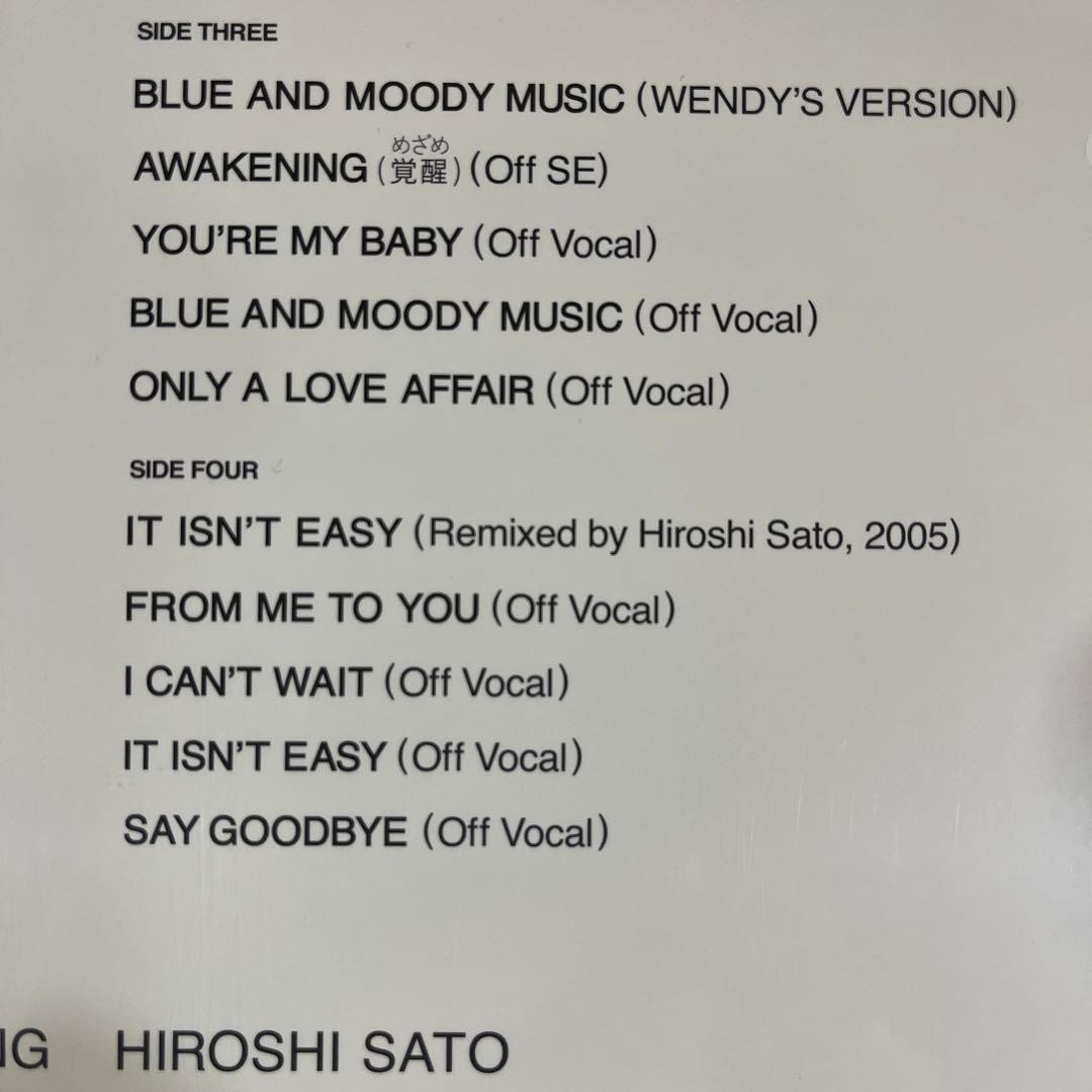 インスト入り2枚組Awakening special edition 佐藤博