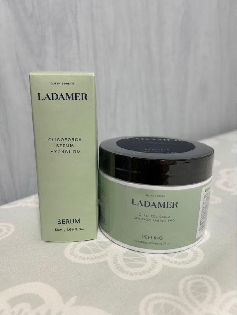 未使用　LADAMER2点　ピンプルパッド＋オリゴフォースセラムハイドレティング