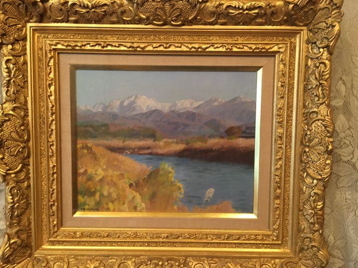 剱岳の見える秋景　　川村親光　　※更なる大幅値下げ中※