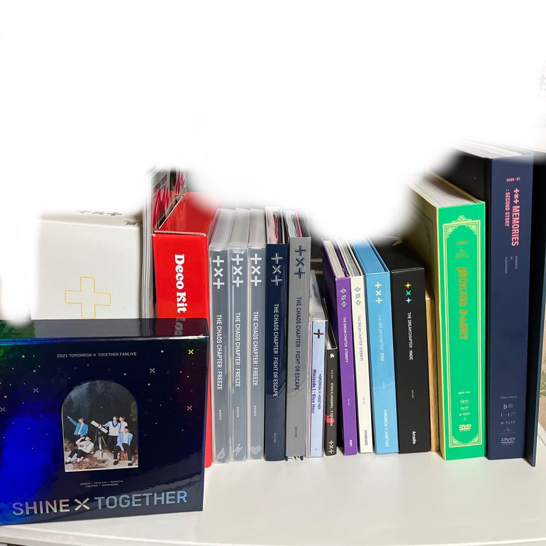 TXT ペンライト うちわ メモリーズ シーグリ デコキット アルバムまとめ売り