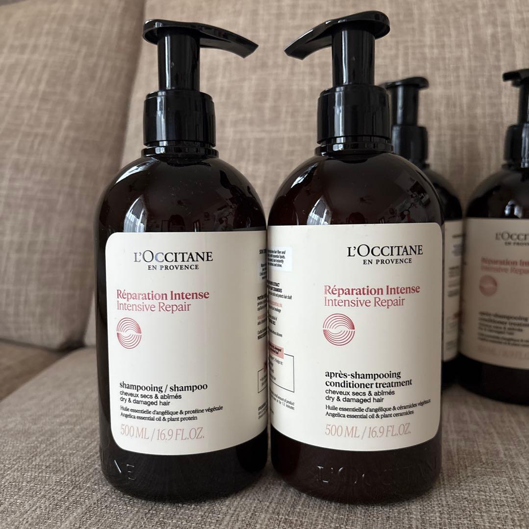 [新処方]ロクシタンインテンシヴRシャンプー&コンディショナーセット4本セット