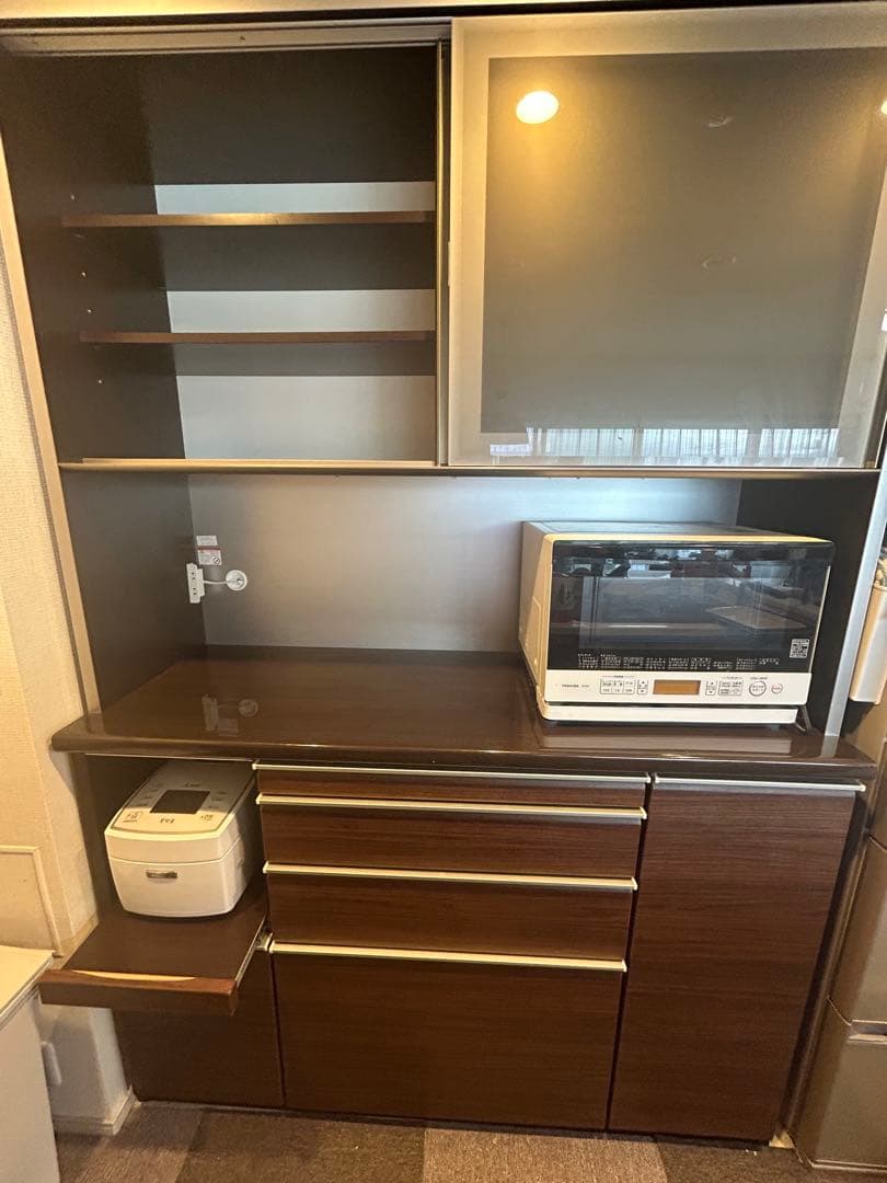 6/14までカップボード　東京インテリア　食器棚　キッチン収納　パントリー