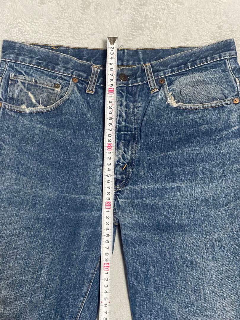 70s Levis 66前期 517 逆さ®︎タブ ボタン裏2 シングルステッチ