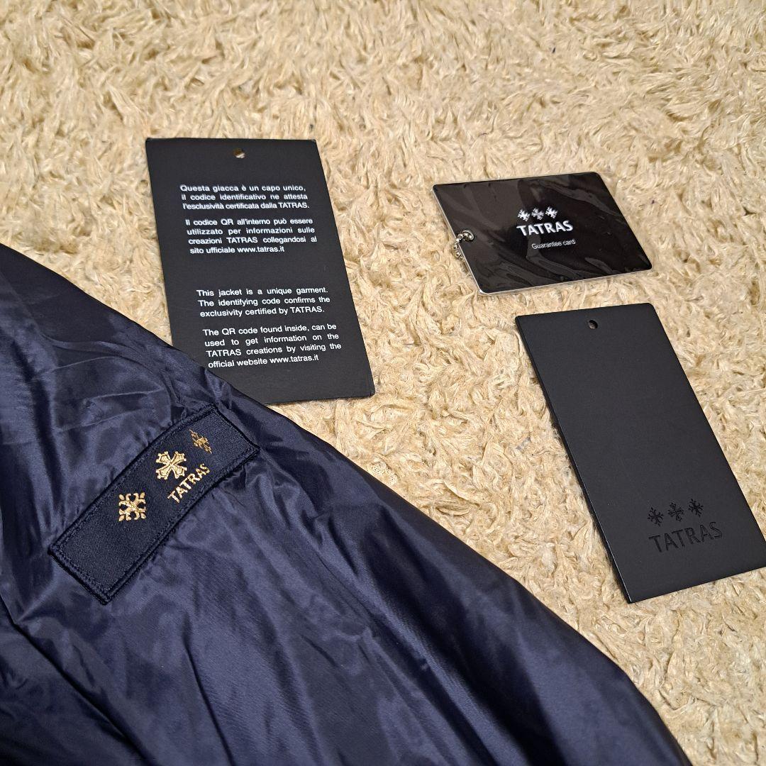 タトラス　ナイロンジャケット　lta9bm4533　ネイビー モッズコート　薄手