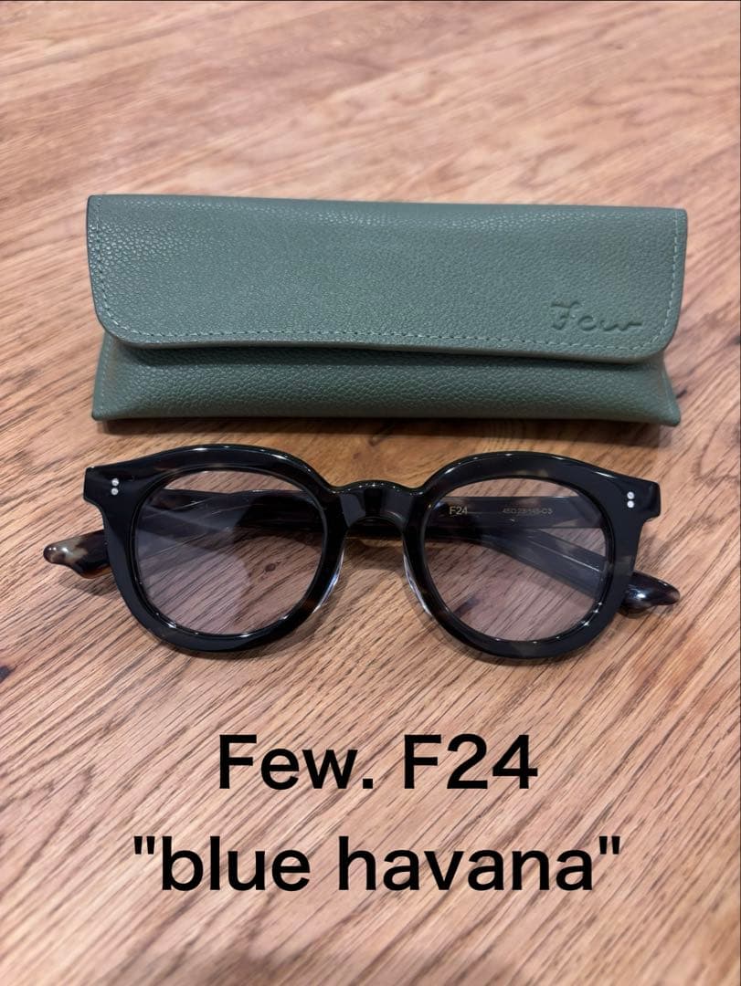 Few.F24blue havanaフューサングラスフレンチボストンブルーハバナ