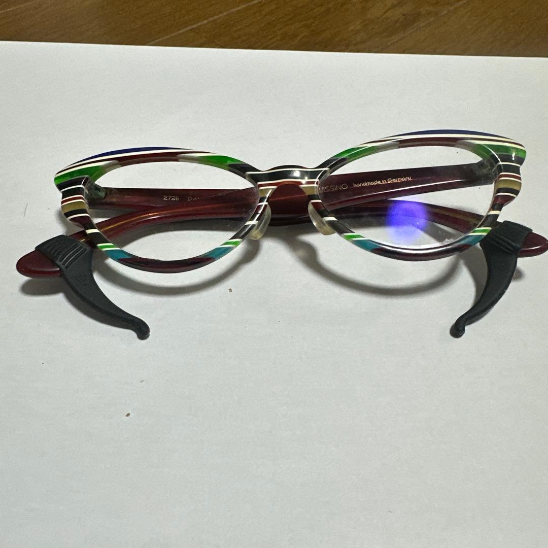 マルチカラーメガネ キャットアイスタイル
