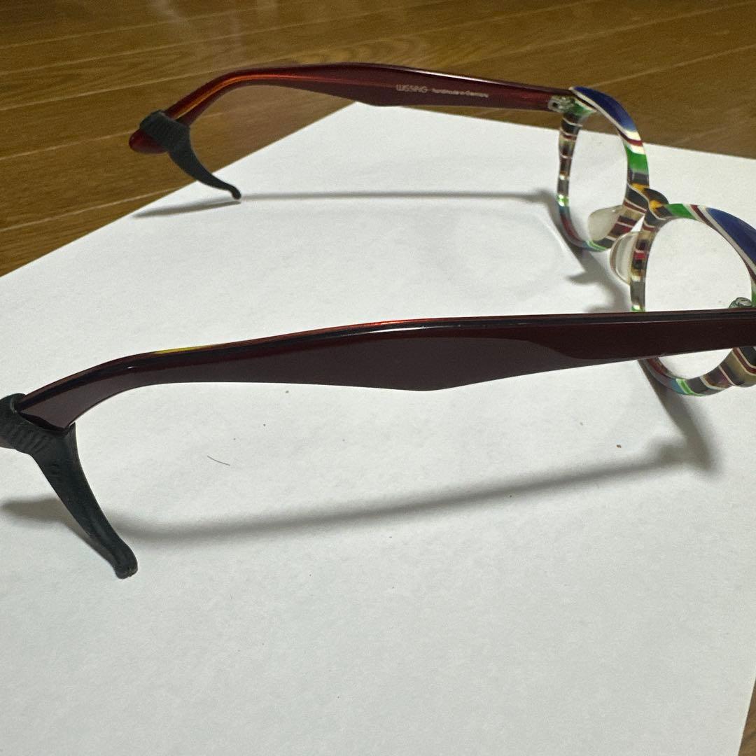 マルチカラーメガネ キャットアイスタイル