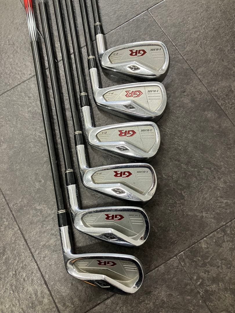 T.Y99！ブリヂストンGR X アイアン右　flex−R B09-03i