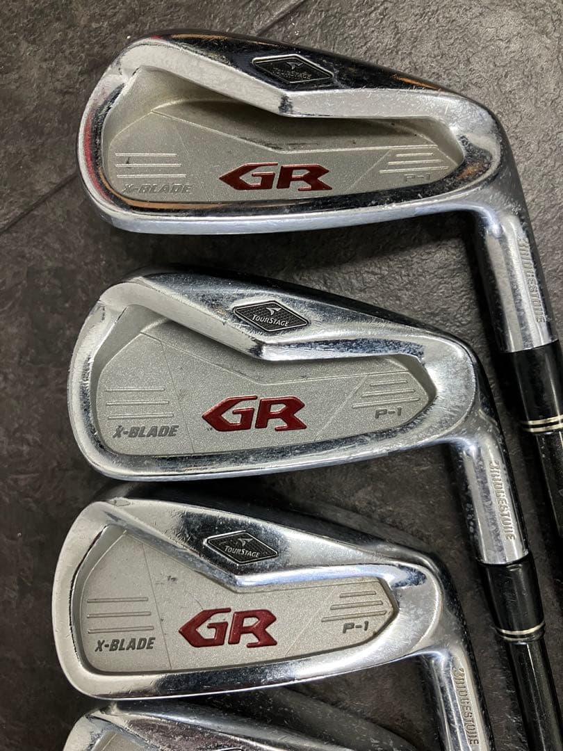 T.Y99！ブリヂストンGR X アイアン右　flex−R B09-03i