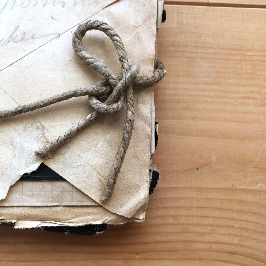 古い手紙束　公証人　アンティーク　フランス　ヴィンテージ　一点物　no.182