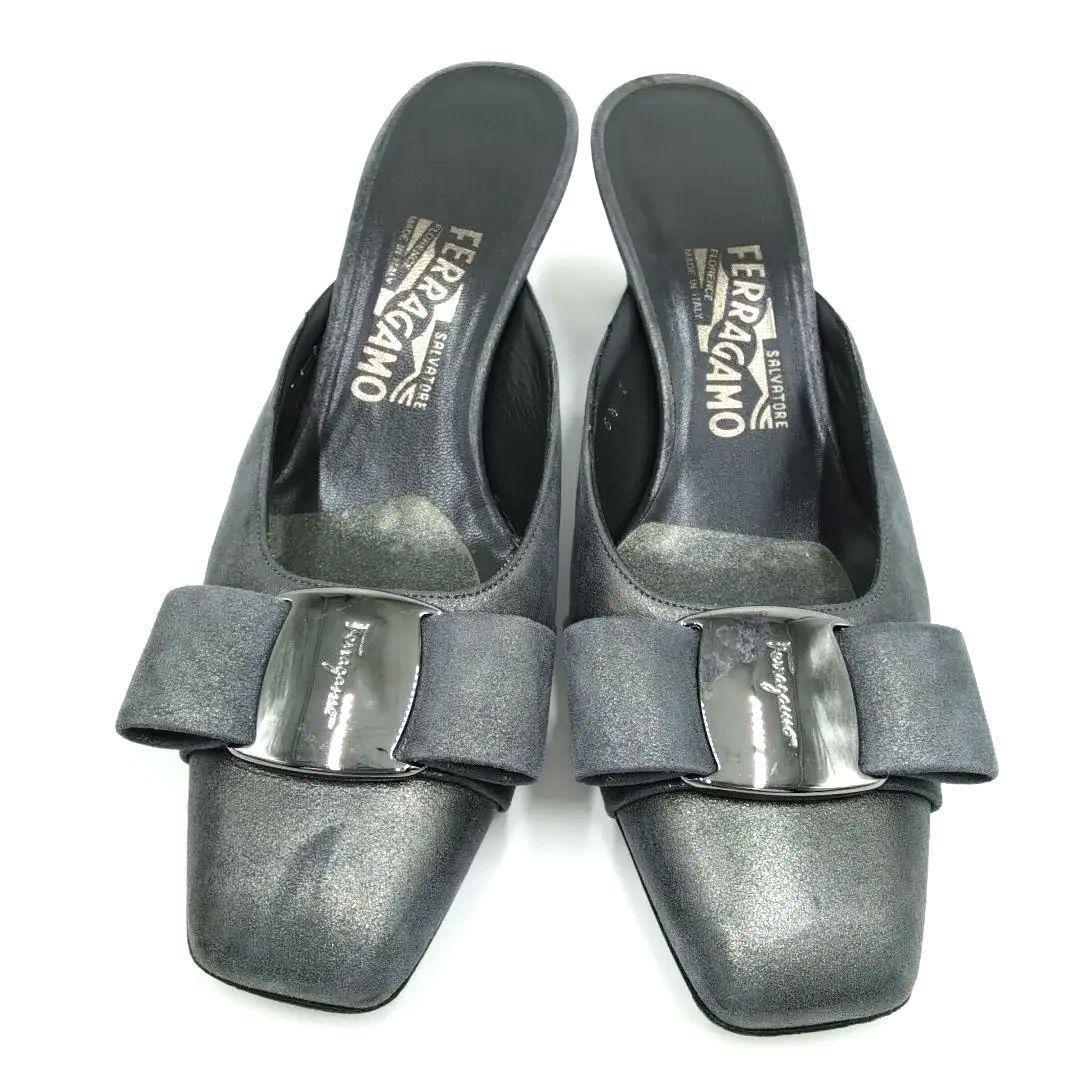 【美品】Salvatore Ferragamoサルヴァトーレフェラガモ ミュール