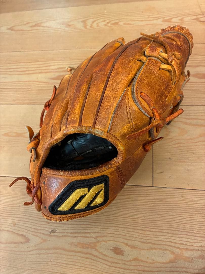 【ミズノプロ】　硬式グローブ 茶色