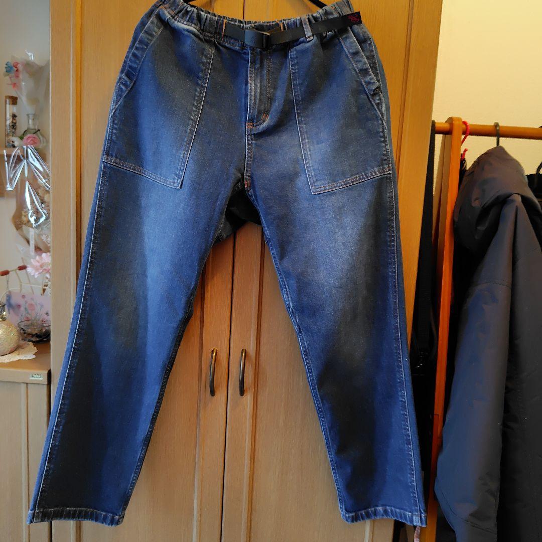 ROB456　グラミチ ストレッチデニム ルーズテーパード リッジパンツ