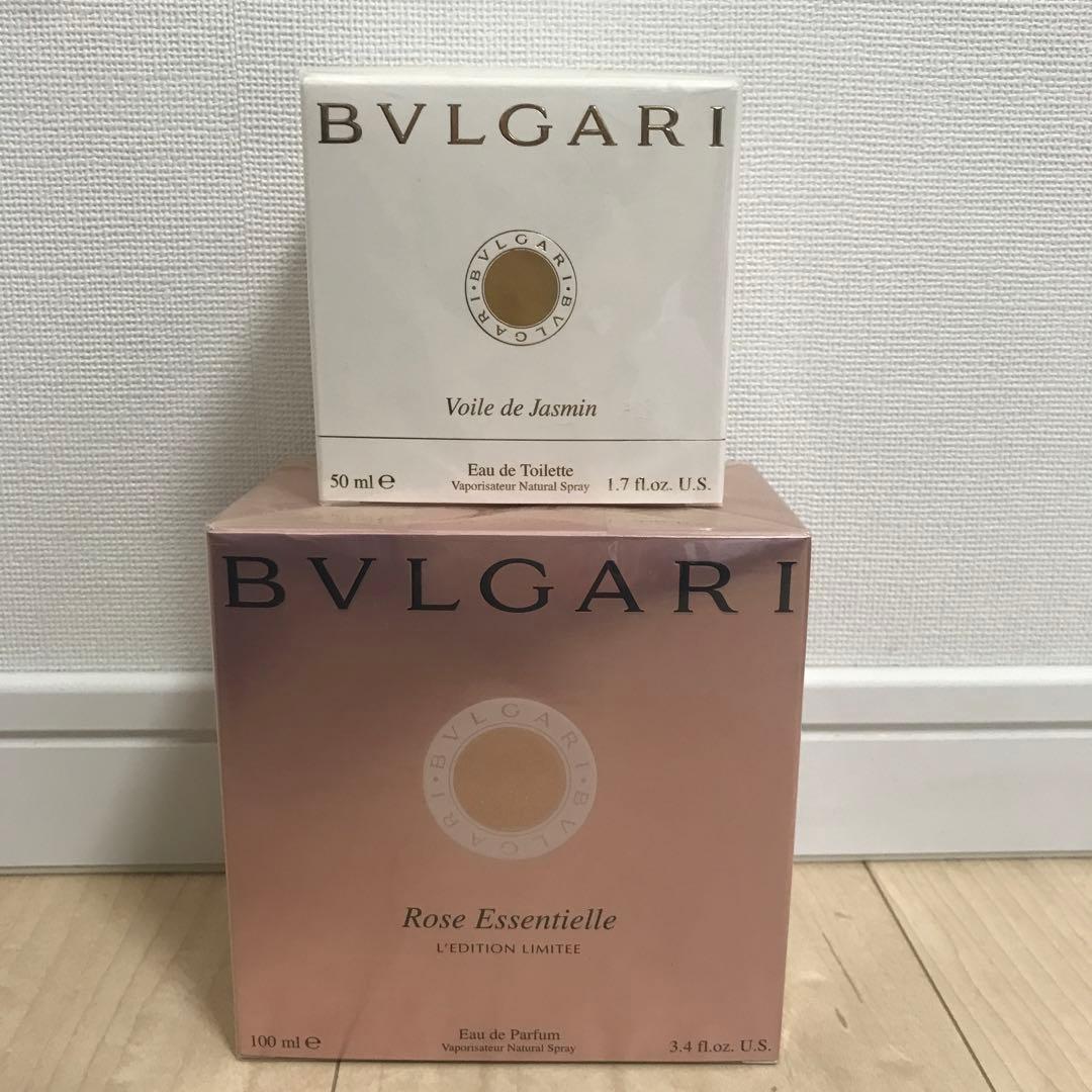 【未開封】廃盤希少品BVLGARI（ブルガリ）香水　ローズ100とジャスミン50