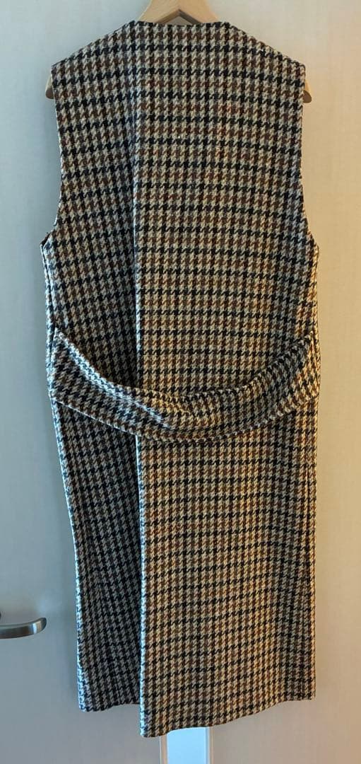 Avec deux clefs ロングベスト　ツイード