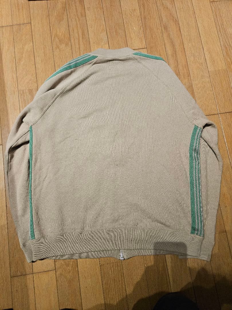 【別注・希少XL】Needles × NUBIAN トラックジャケット ベージュ