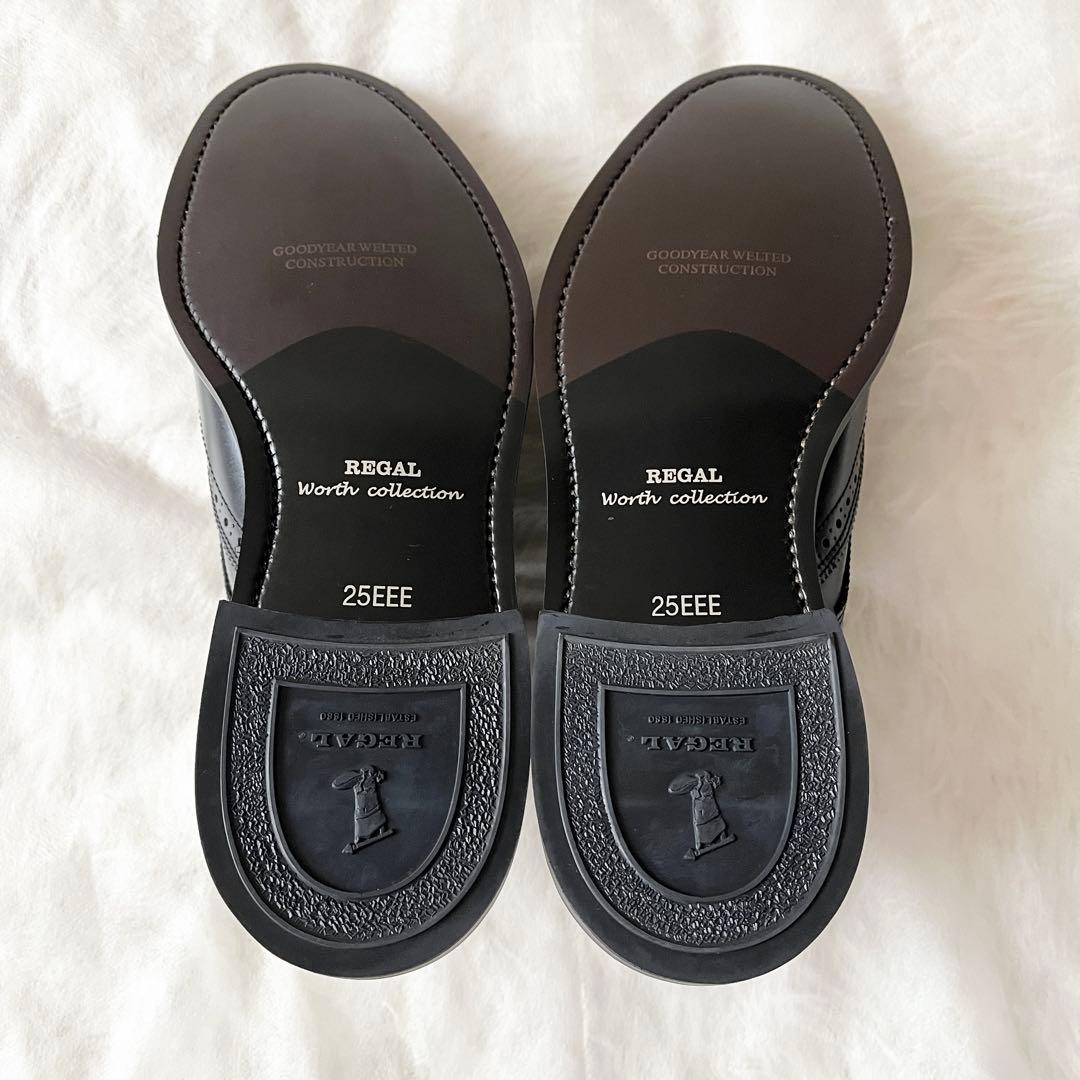 未使用級✨REGAL リーガル ビジネスシューズ ウィングチップ ブラック