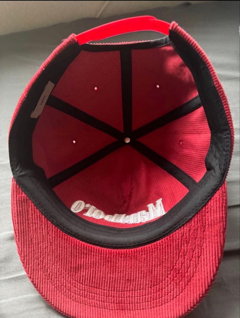 レア marlboro cap hat corduroy コーデュロイ 赤